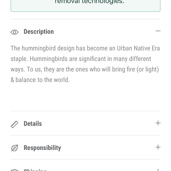 Urban Native Ribbed Hummingbird Patch Beanie - Picture 7 of 8